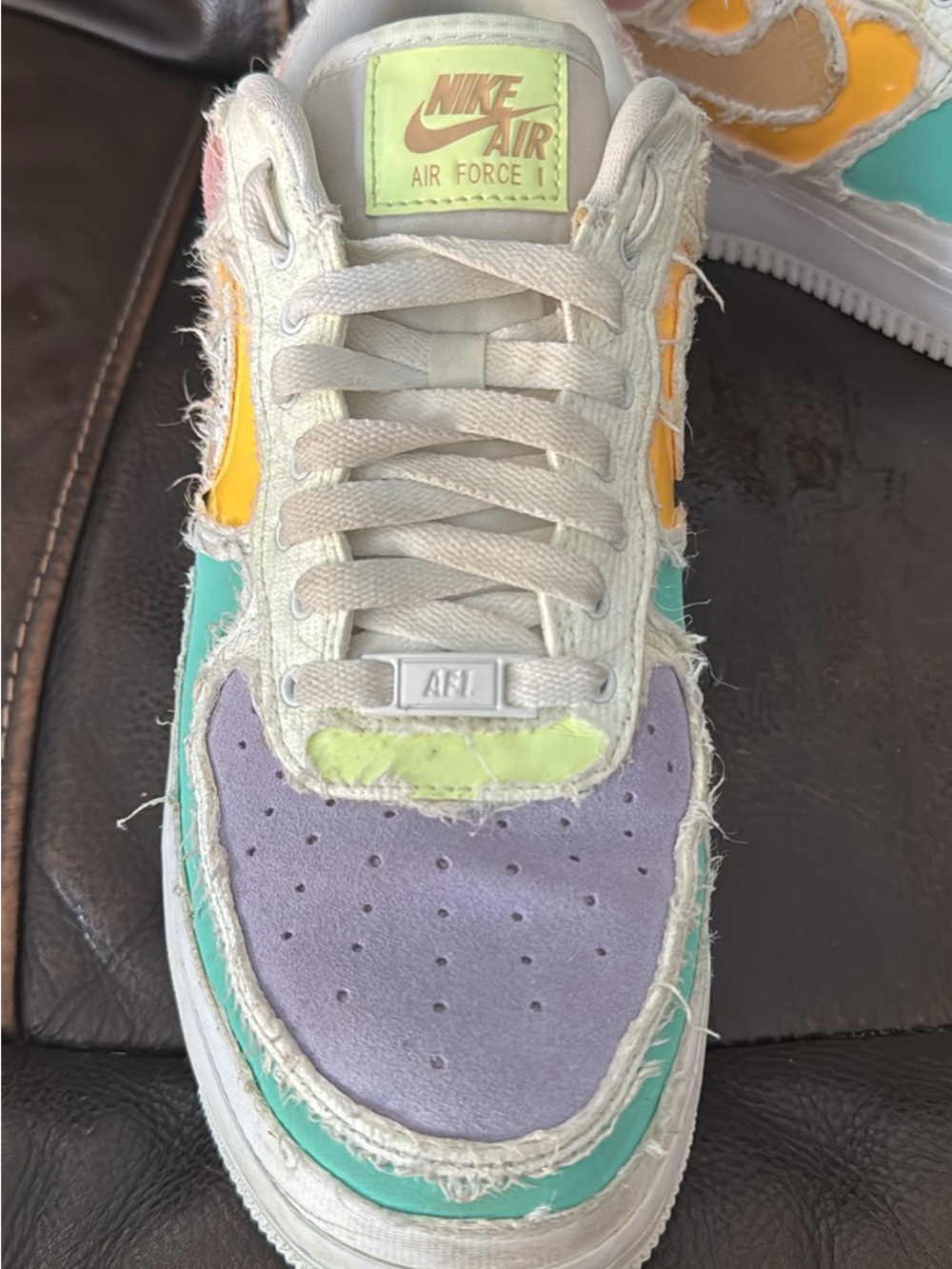 Sz10 The Nike women’s Air Force 1 '07 Premium ‘Pastel Reveal’ - Picture 2 of 5
